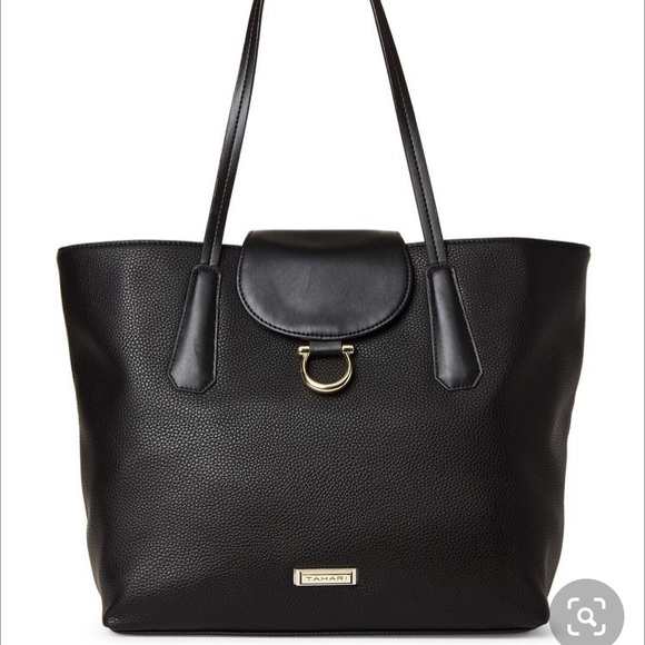 New Tahari black academy tote - Picture 3 of 8